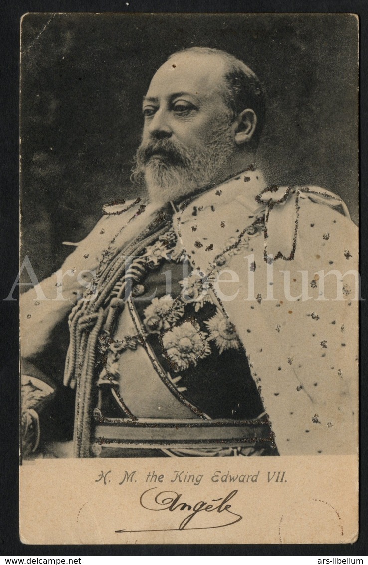 Postcard / ROYALTY / United Kingdom British Dominions, And Emperor Of India / King Edward VII / 2 Scans / 1908 - Tuck, Raphael