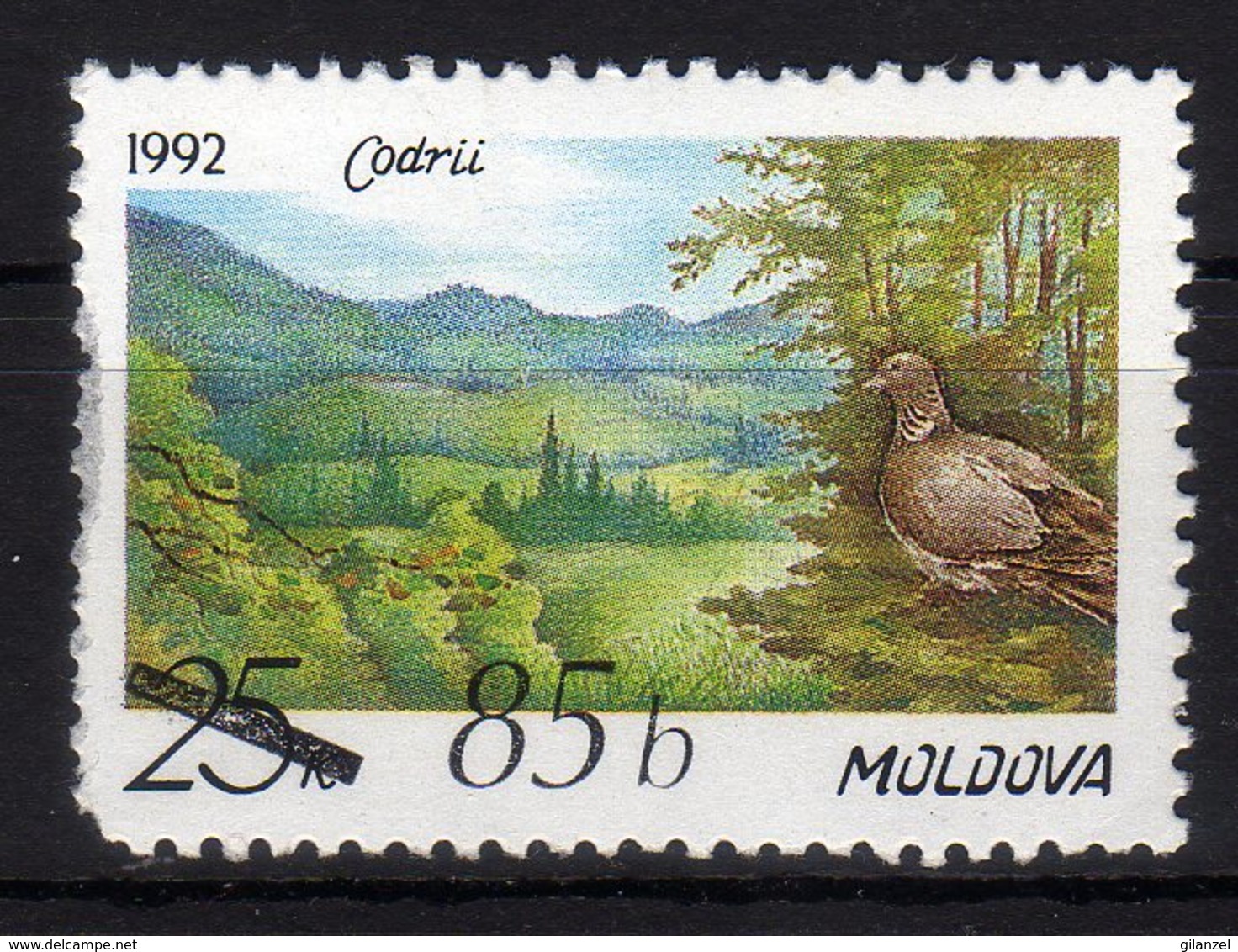 Moldova Moldavia 2007 MNH Overprint On Stamp "Forest Reserve Codrii" - Moldavia