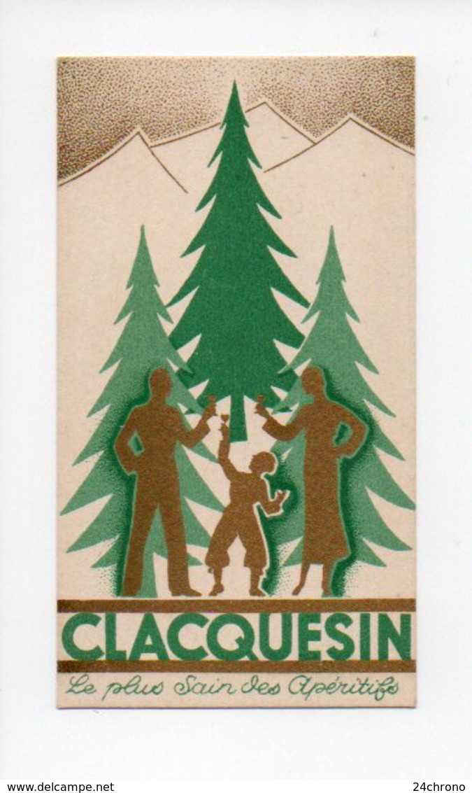 Clacquesin, Le Plus Sain Des Aperitifs, Extrait Des Pins, Calendrier 1935 (18-1407) - Small : 1921-40