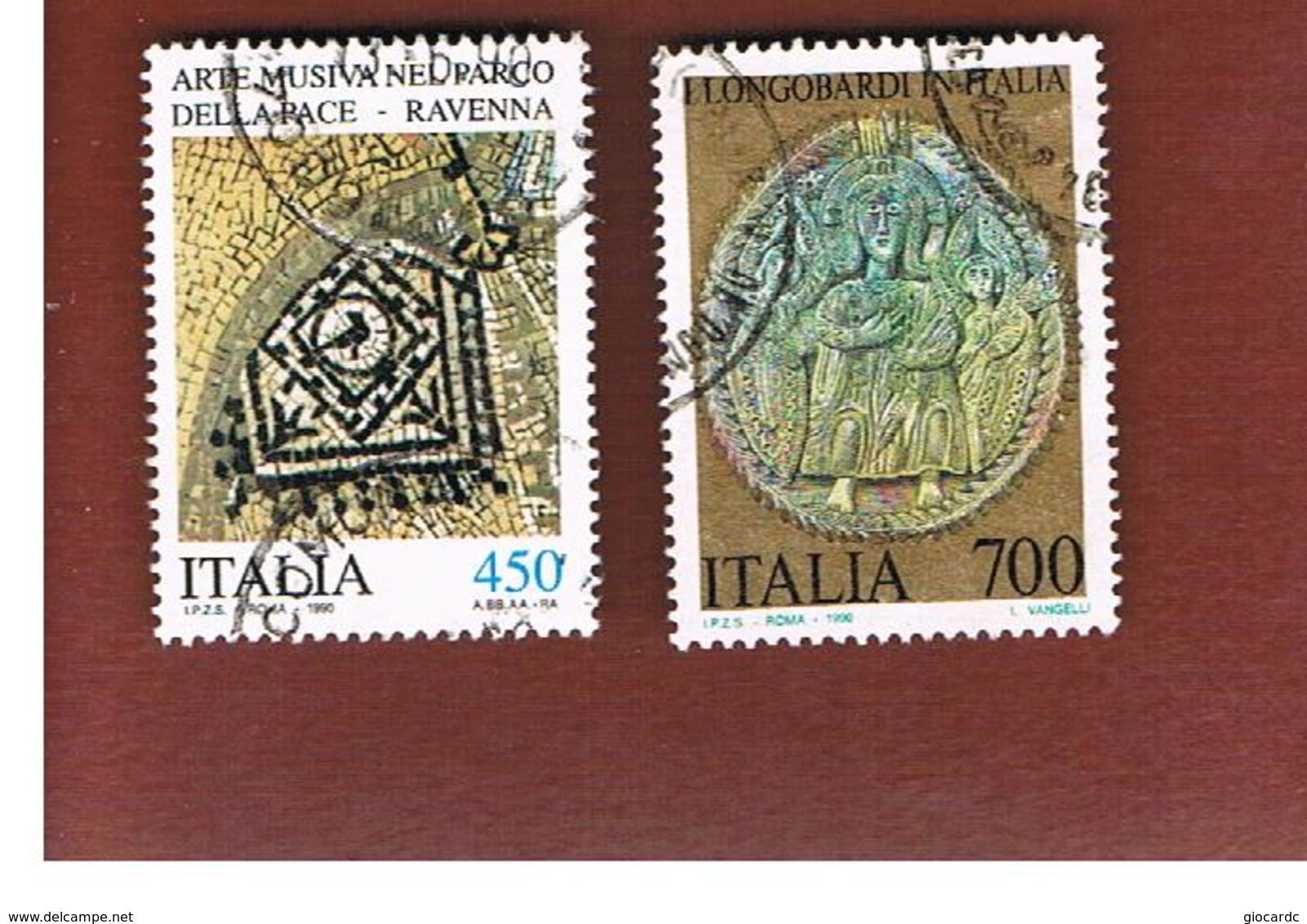 ITALIA REPUBBLICA  - SASS. 1939. 1940    -      1990 PATRIMONIO CULTURALE ITALIANO  -      USATO - 1981-90: Usados