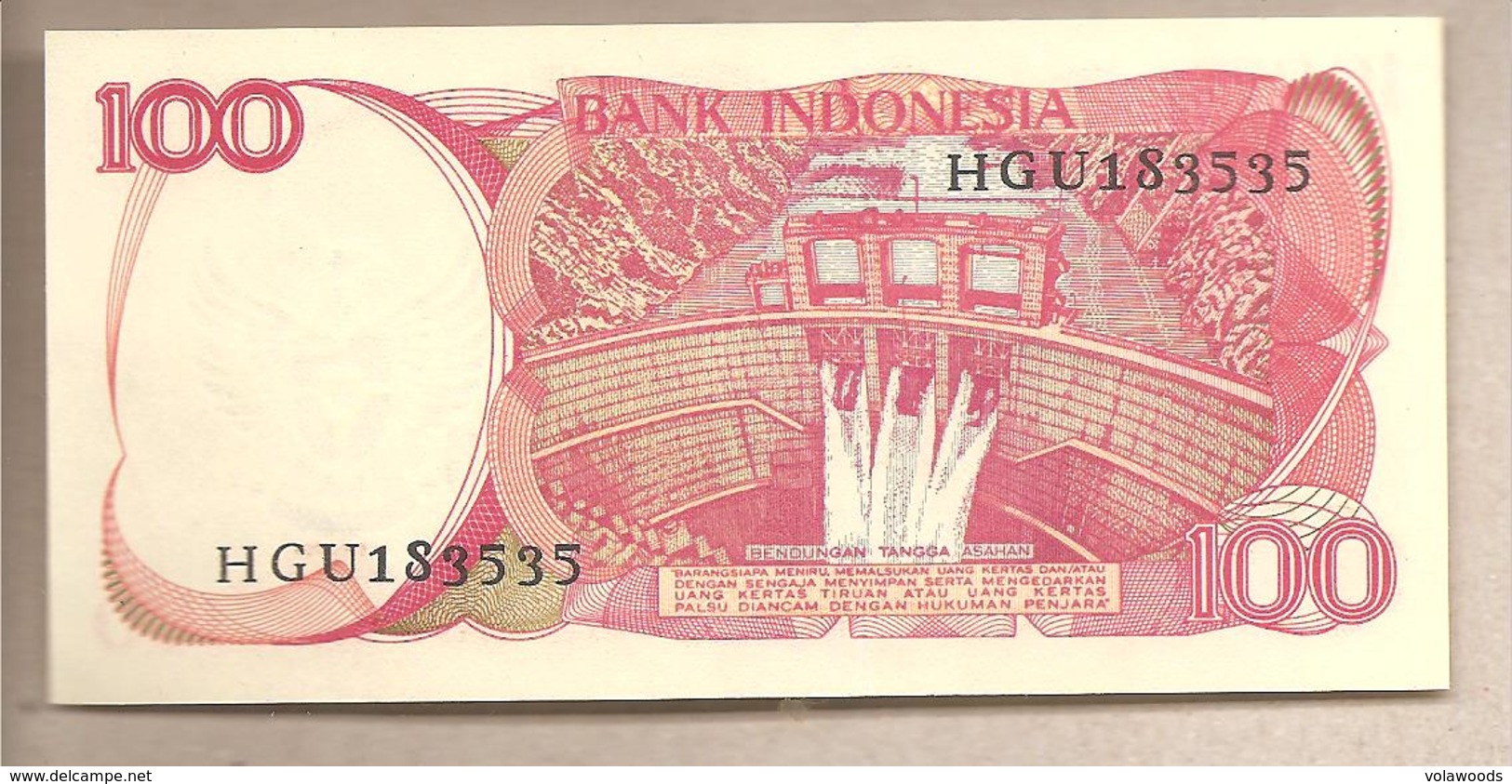 Indonesia - Banconota Non Circolata Da 100 Rupie P-122b - 1984 #18 - Indonesien