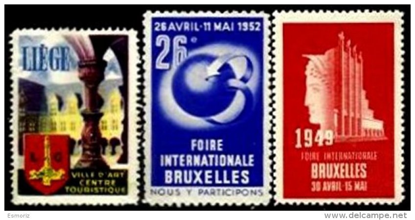 BELGIUM, Cinderellas, */** MLH/MNH, F/VF - Autres & Non Classés