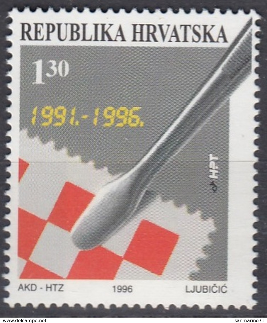 CROATIA 389,unused - Tag Der Briefmarke
