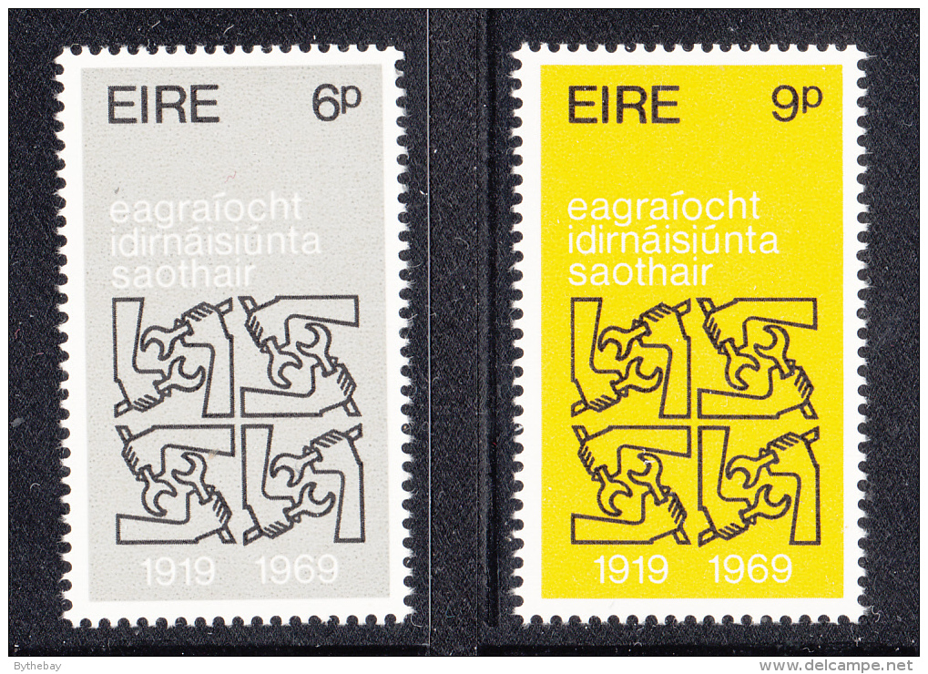 Ireland 1968 MNH Scott #272-#273 Set Of 2 ILO, 50th Anniversary - Neufs