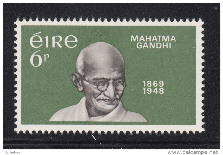 Ireland 1968 MNH Scott #275 6p Mahatma Gandhi - Unused Stamps