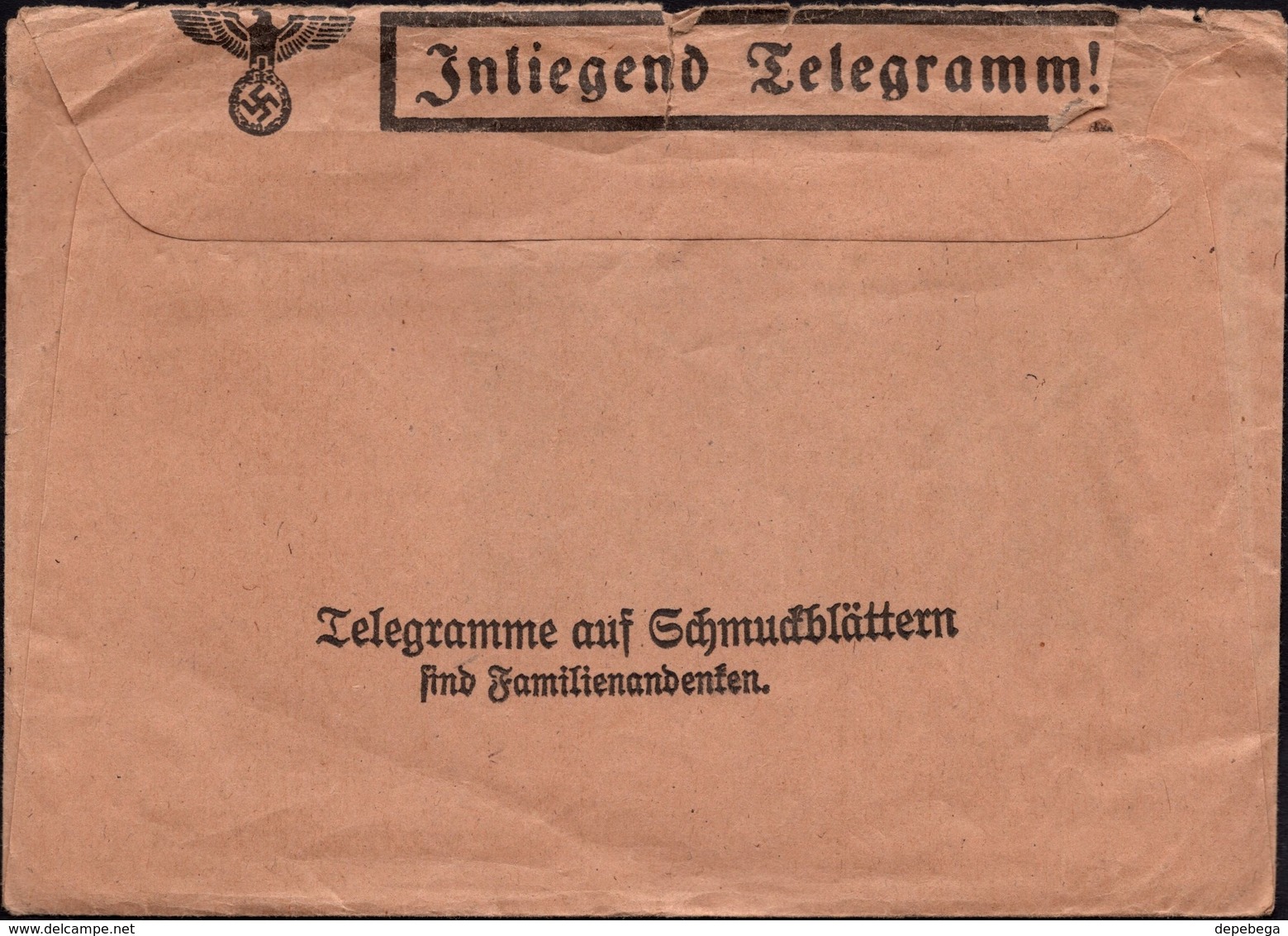 WW2, Invasion Of Austria (Anschluss), NS Jnliegend Telegramm (C 187 B Din C6), GROSSWARASDORF 1941. - Briefe U. Dokumente