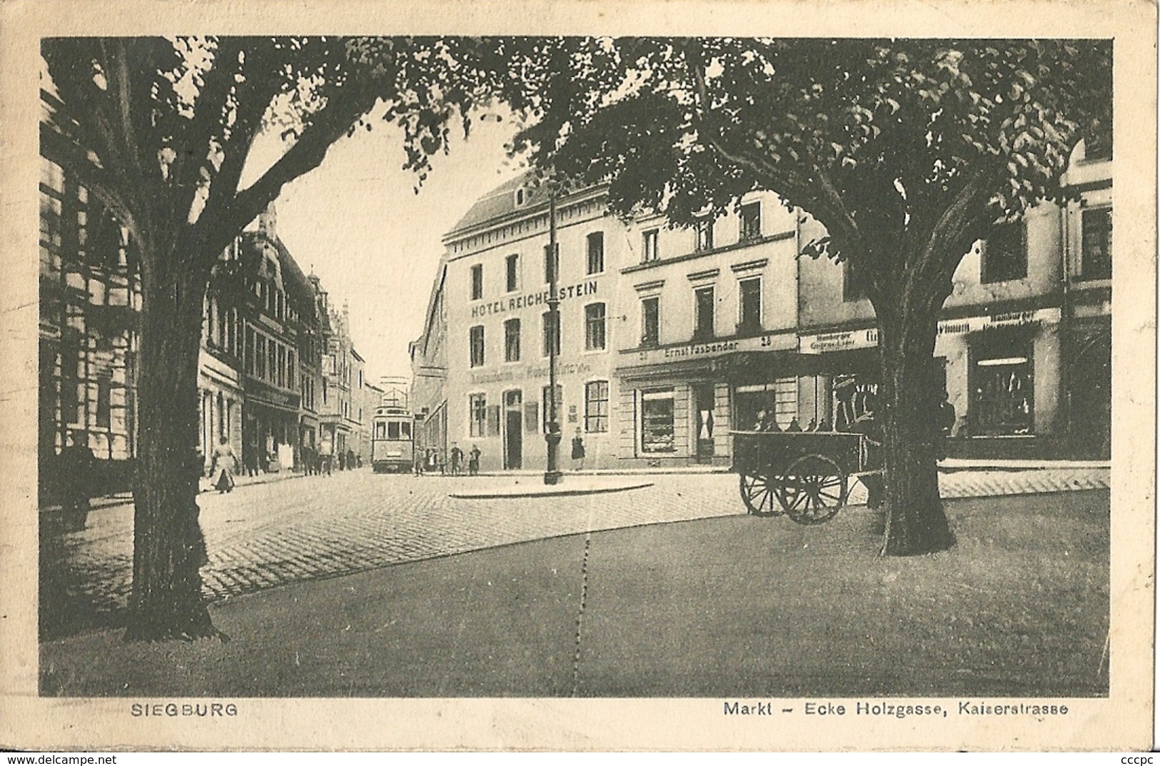 CPA Siegburg Markt Ecke Holzgasse Kaiserstrasse - Siegburg