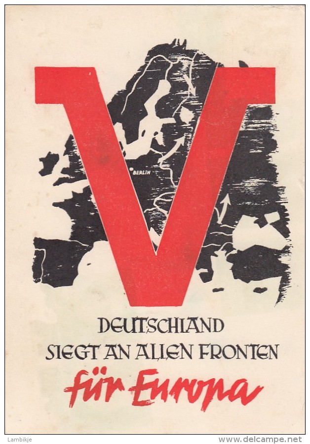 Deutsches Reich Postkarte Propaganda 1942 - Autres & Non Classés