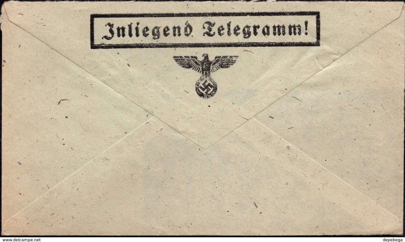 WW2, NS Jnliegend Telegramm (XC 187 B Spar K1 VII) 1940's. - Briefe U. Dokumente