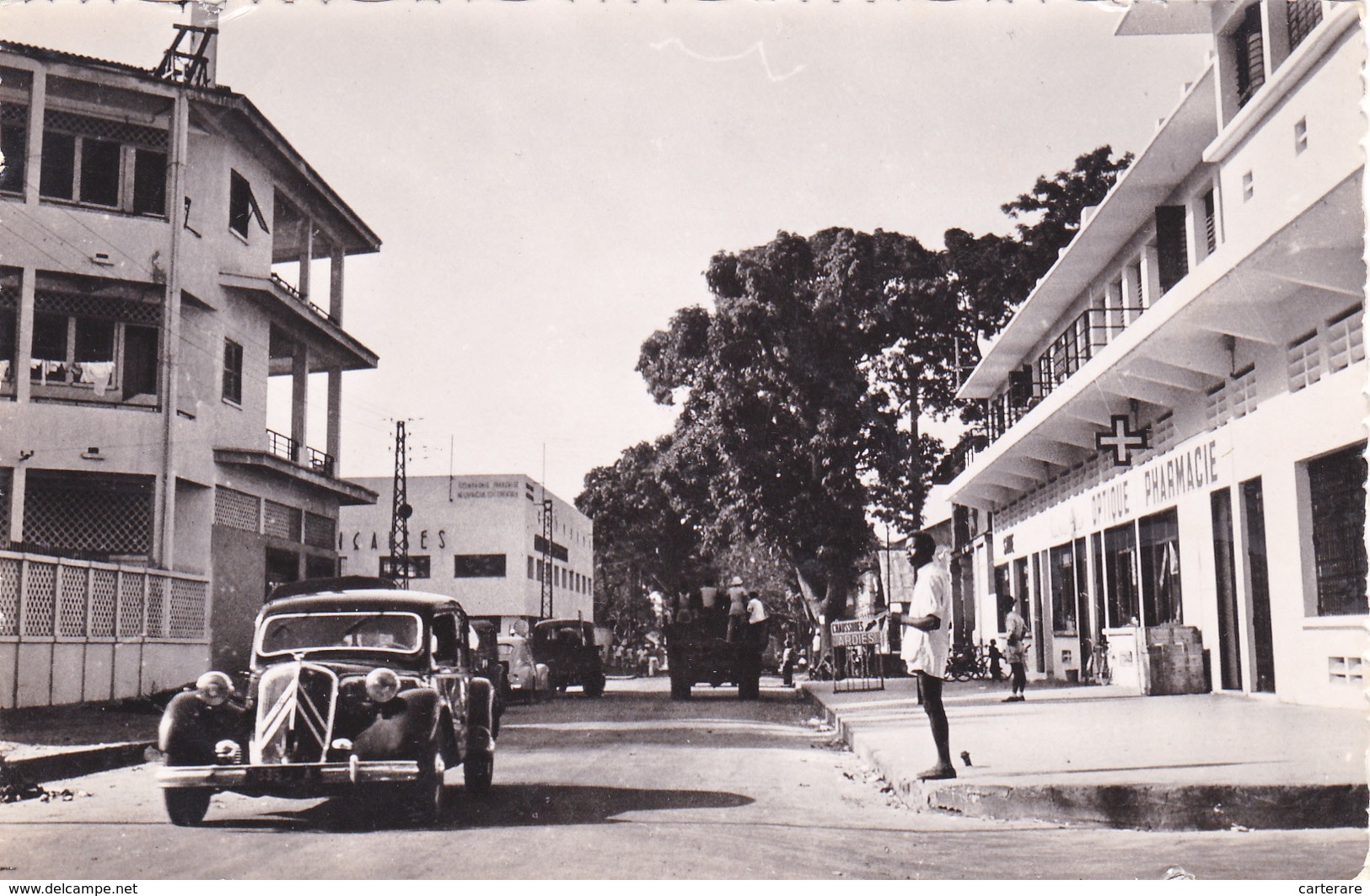 AFRIQUE,Guinée,CONAKRY,prés  Sierra Léone,rivières Du Sud,ex Colonie Française,6ème Boulevard,optique Pharmacie,rare - Guinea Francese