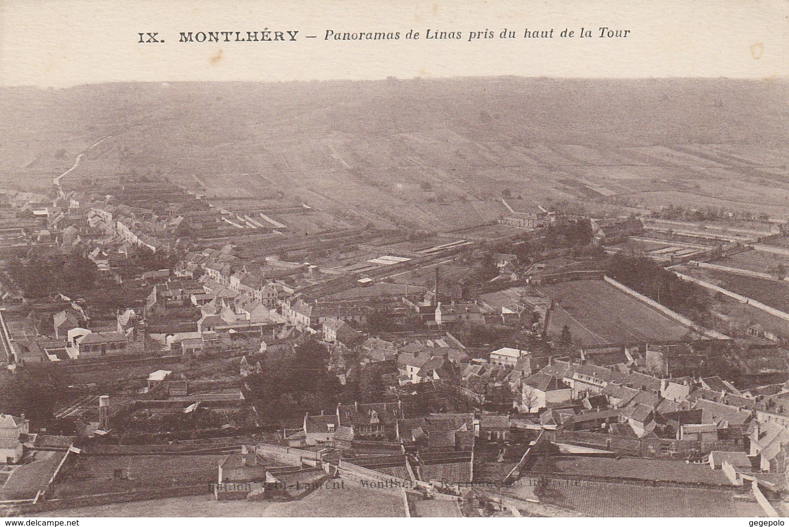 MONTLHERY - Panorama De Linas Pris Du Haut De La Tour - Montlhery