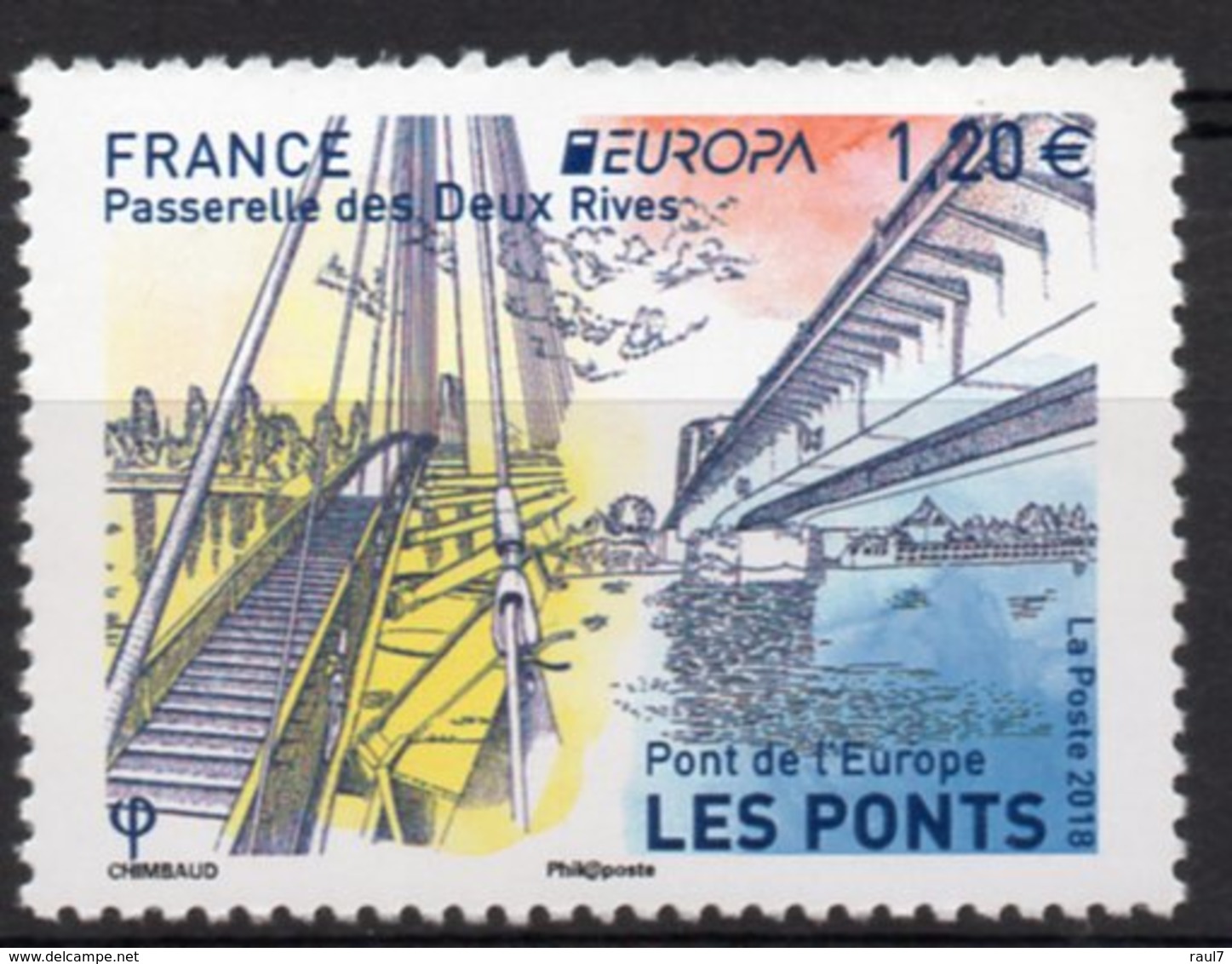 FRANCE 2018 -  Europa 2018, Ponts - 1 Val Neuf // Mnh - 2018