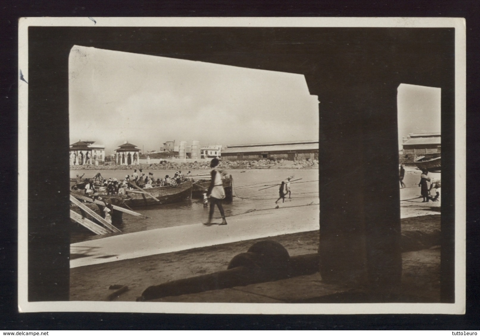 SOMALIA ITALIANA - 1936 -  MOGADISCIO VISTA DAL PONTILE. - Somalia