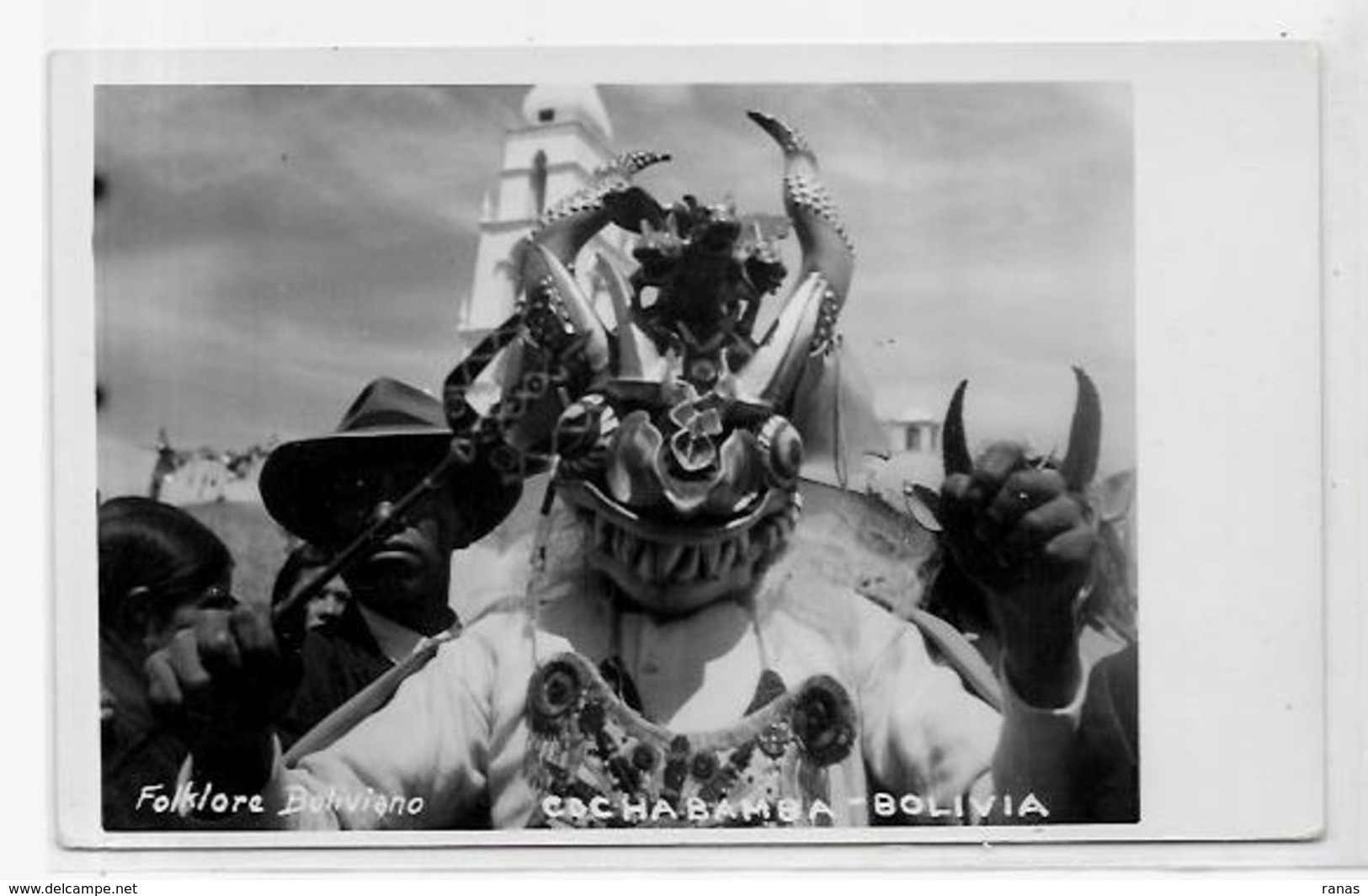 CPA Bolivie Bolivia Carte Photo RPPC Voir Scan Du Dos Carneval Cochabamba - Bolivië