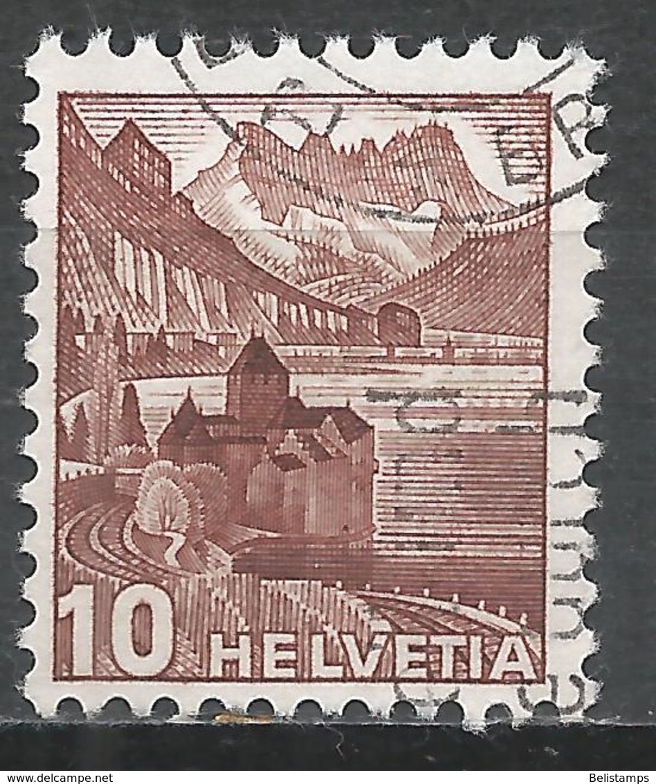 Switzerland 1939. Scott #230 (U) Chillon Castle - Oblitérés