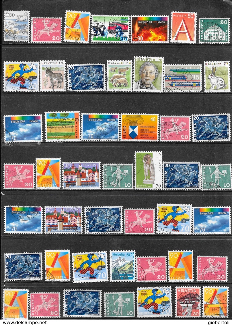 Svizzera/Switzerland/Suisse: Lotto Di 267 Francobolli, Lot Of 267 Stamps, Lot De 267 Timbres - Lotti/Collezioni