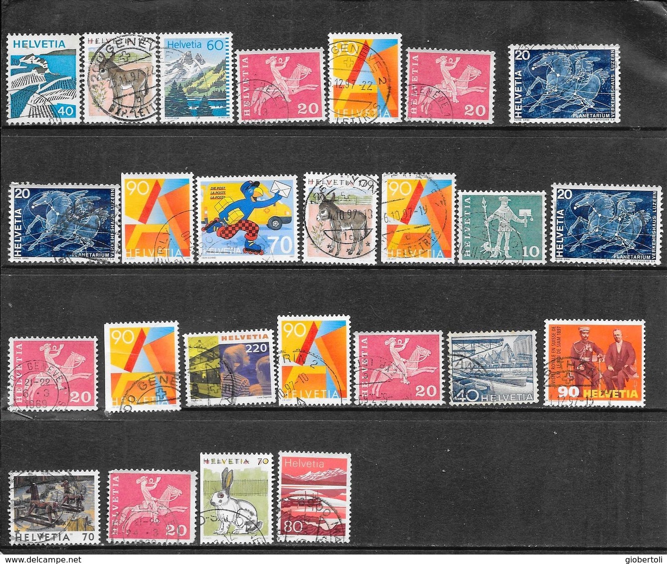 Svizzera/Switzerland/Suisse: Lotto Di 267 Francobolli, Lot Of 267 Stamps, Lot De 267 Timbres - Lotti/Collezioni