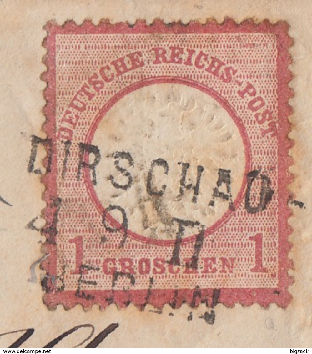 DR Brief EF Minr.19 Plf. XXI Bpst. L3 Dirschau-Berlin - Briefe U. Dokumente