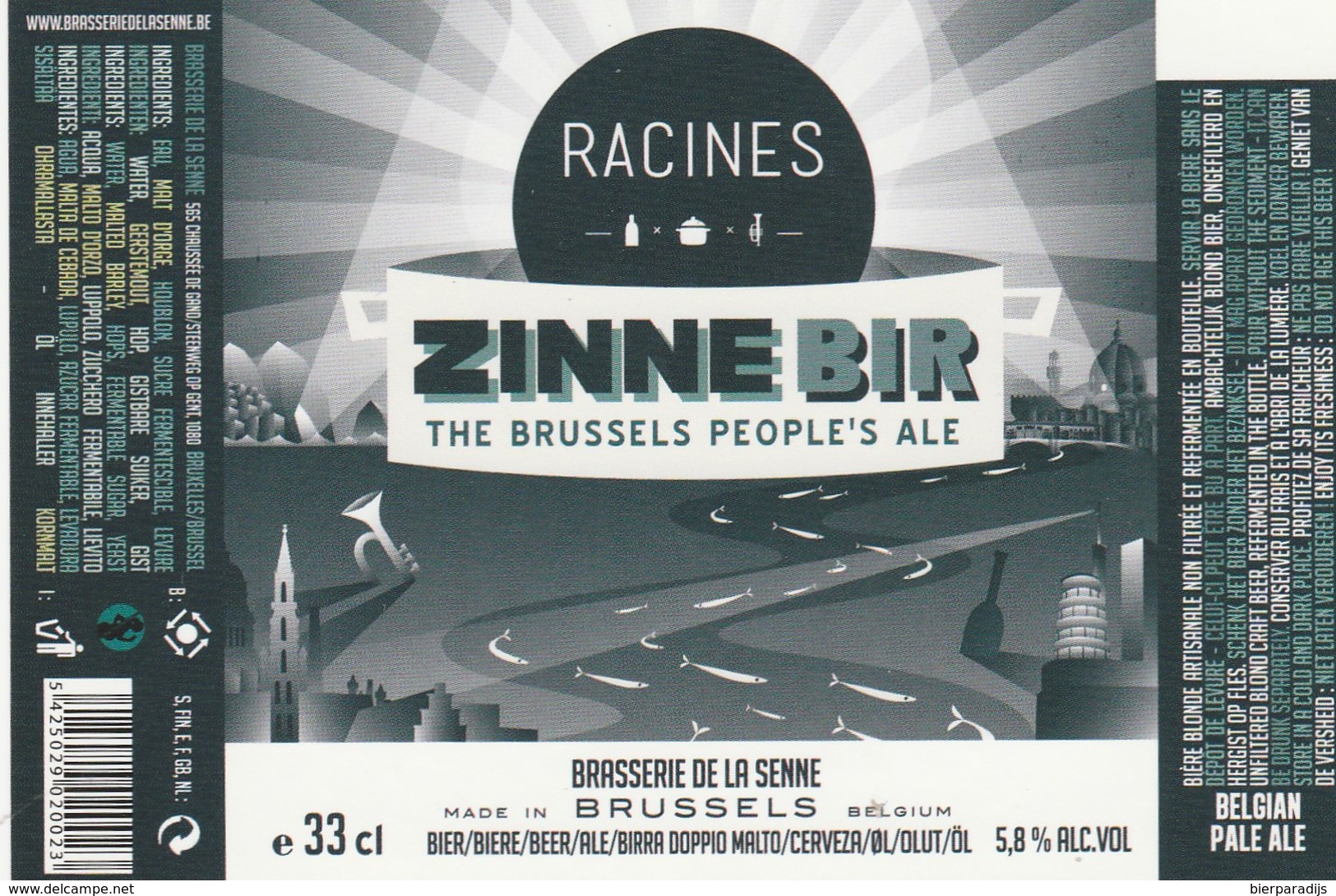 Brasserie De La Senne - Bière