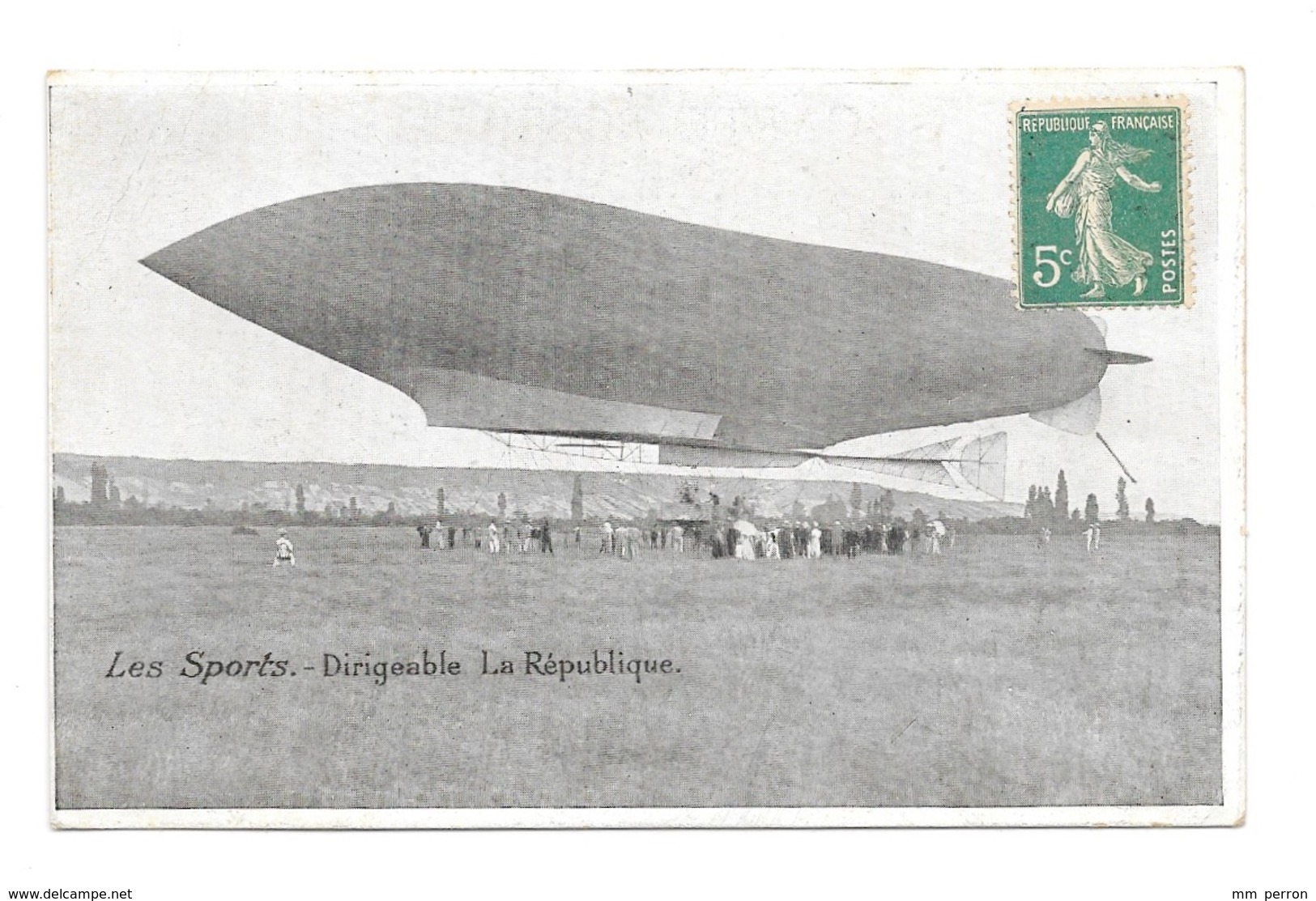 (20077-00) Les Sports - Dirigeable La République - Airships