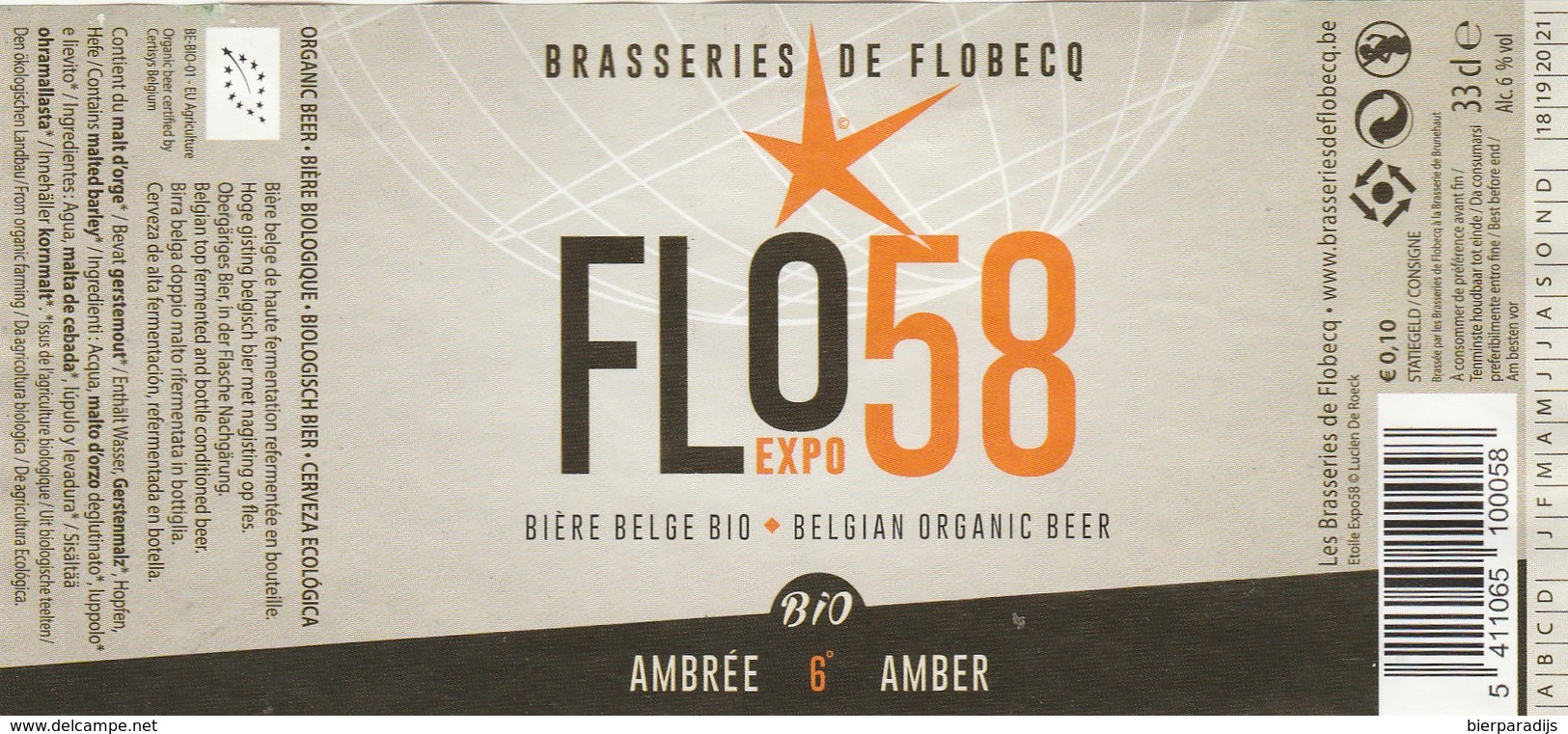 Flo58 Expo Brasseries De Flobecq - Bière