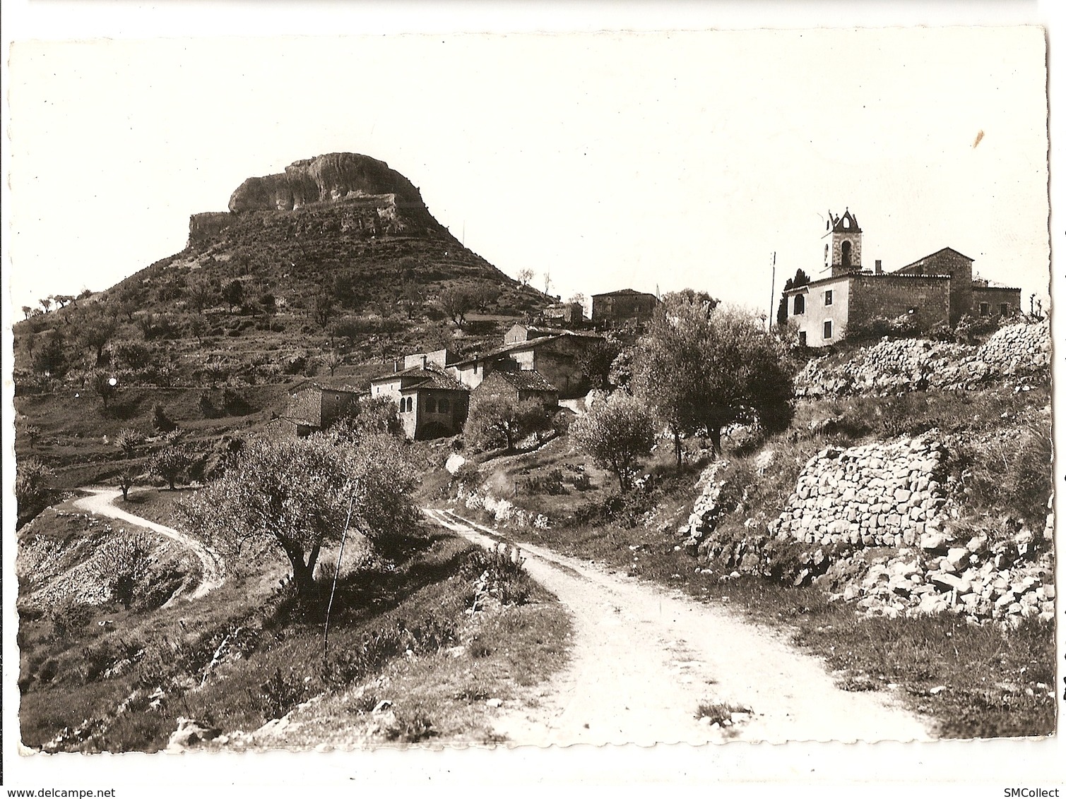 07 Le Village Et Le Rocher De Sampzon (GF330) L300 - Sonstige & Ohne Zuordnung