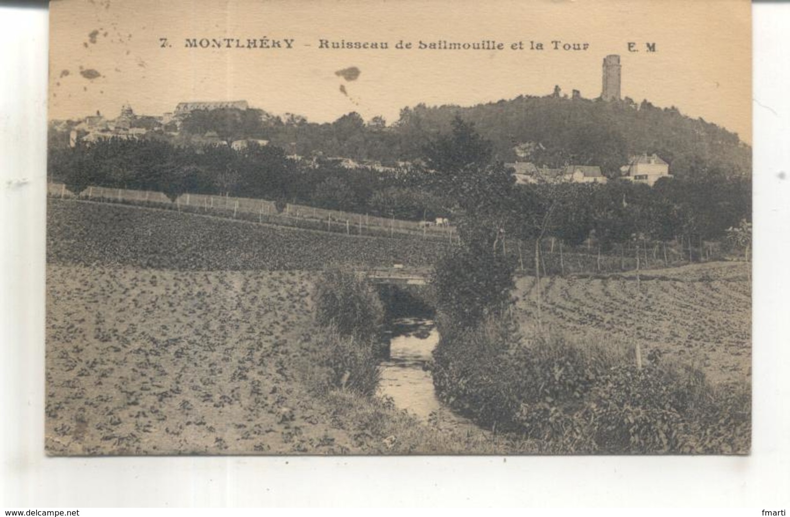 7. Montlhery, Ruisseau De Sailmouille Et La Tour - Montlhery