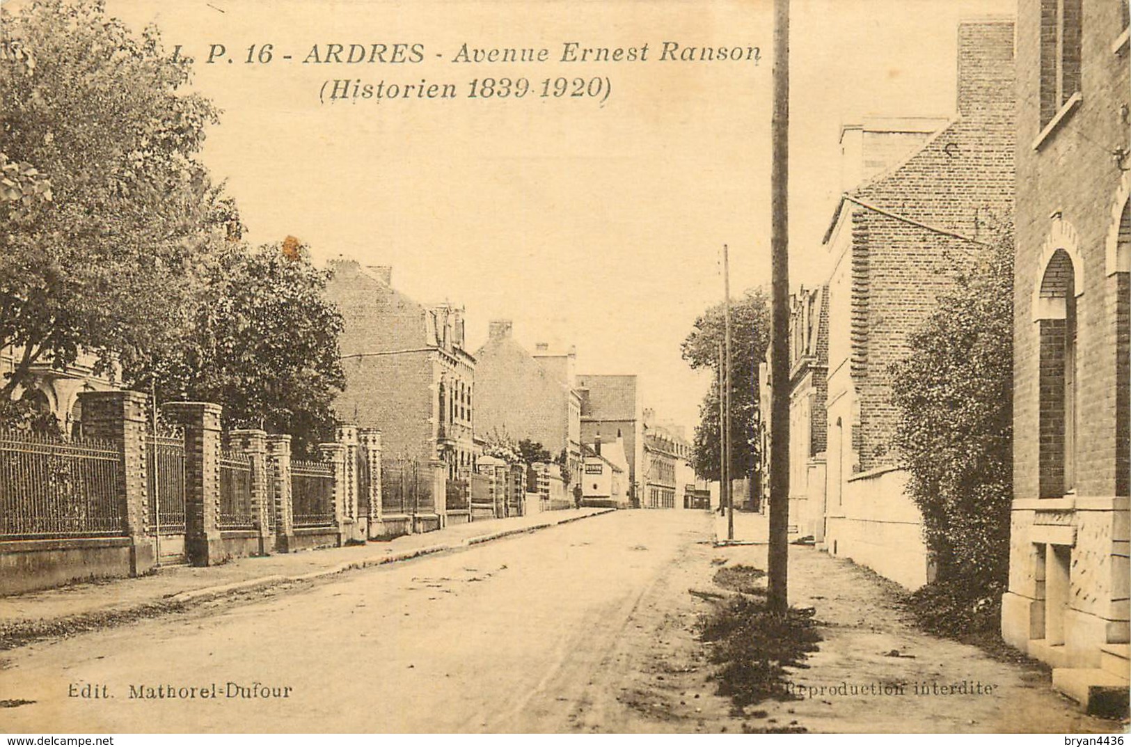 62 - ARDRES - AVENUE ERNEST RANSON - Ardres