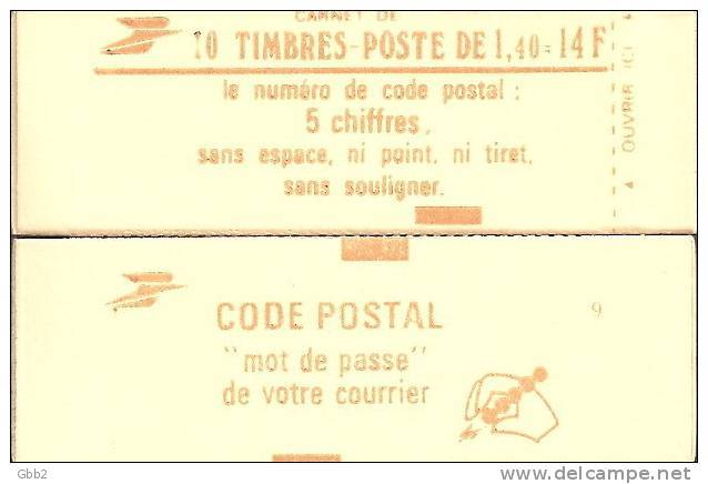 CARNET 2102-C4 Sabine De Gandon "CODE POSTAL" Fermé. Bas Prix état Parfait Soigné TRES RARE - Autres & Non Classés