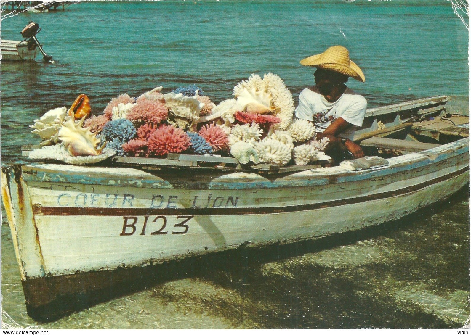 ILE MAURICE CPM à Saisir Barque Paire Verticale - Maurice (1968-...)