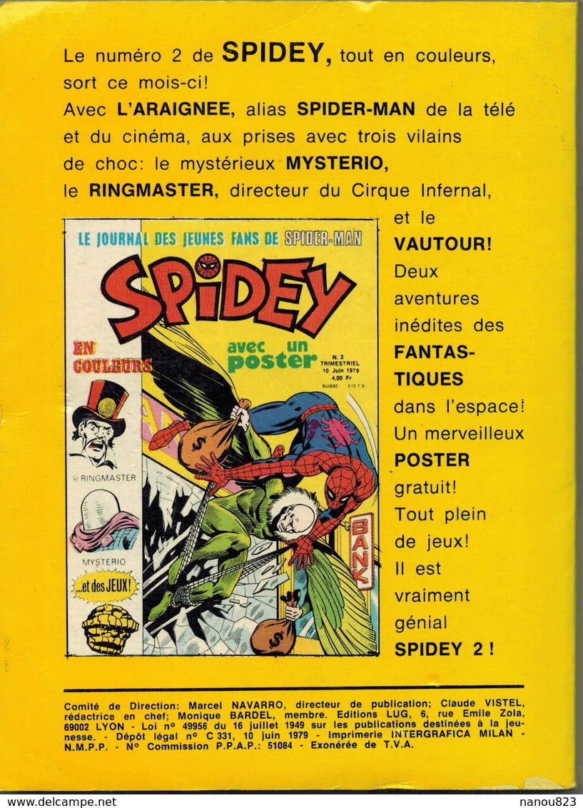 ...SPECIAL ZEMBLA COULEURS N° 61 - EDITIONS LUG - 10 JUIN 1979 - Zembla