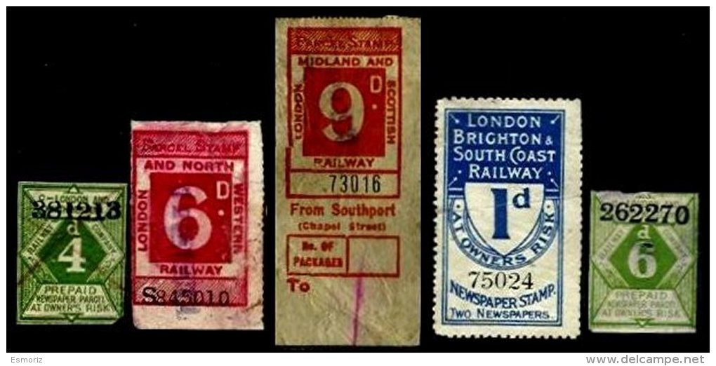 GREAT BRITAIN, Railway Parcels, Used, Ave/F - Ortsausgaben