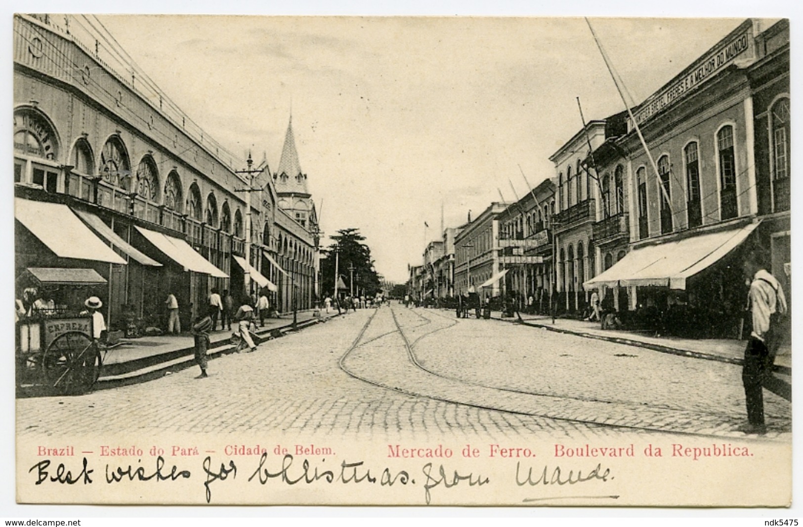 BRAZIL : ESTADO DO PARA - CIDADE DE BELAM - MERCADO DE FERRO, BOULEVARD DA REPUBLICA - Belém