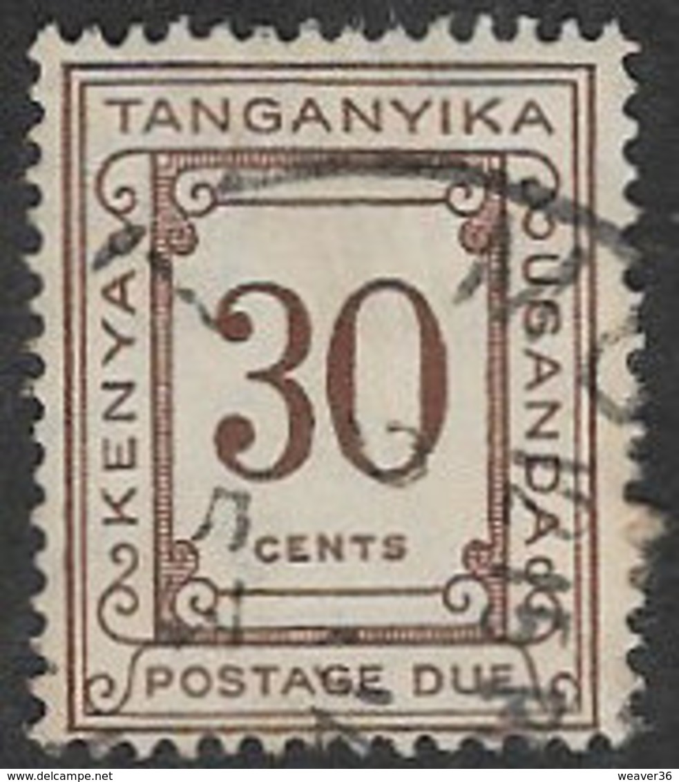 Kenya, Uganda And Tanganyika SG D10 1935 Postage Due 30c Good/fine Used [37/30847/2D] - Kenya, Uganda & Tanganyika