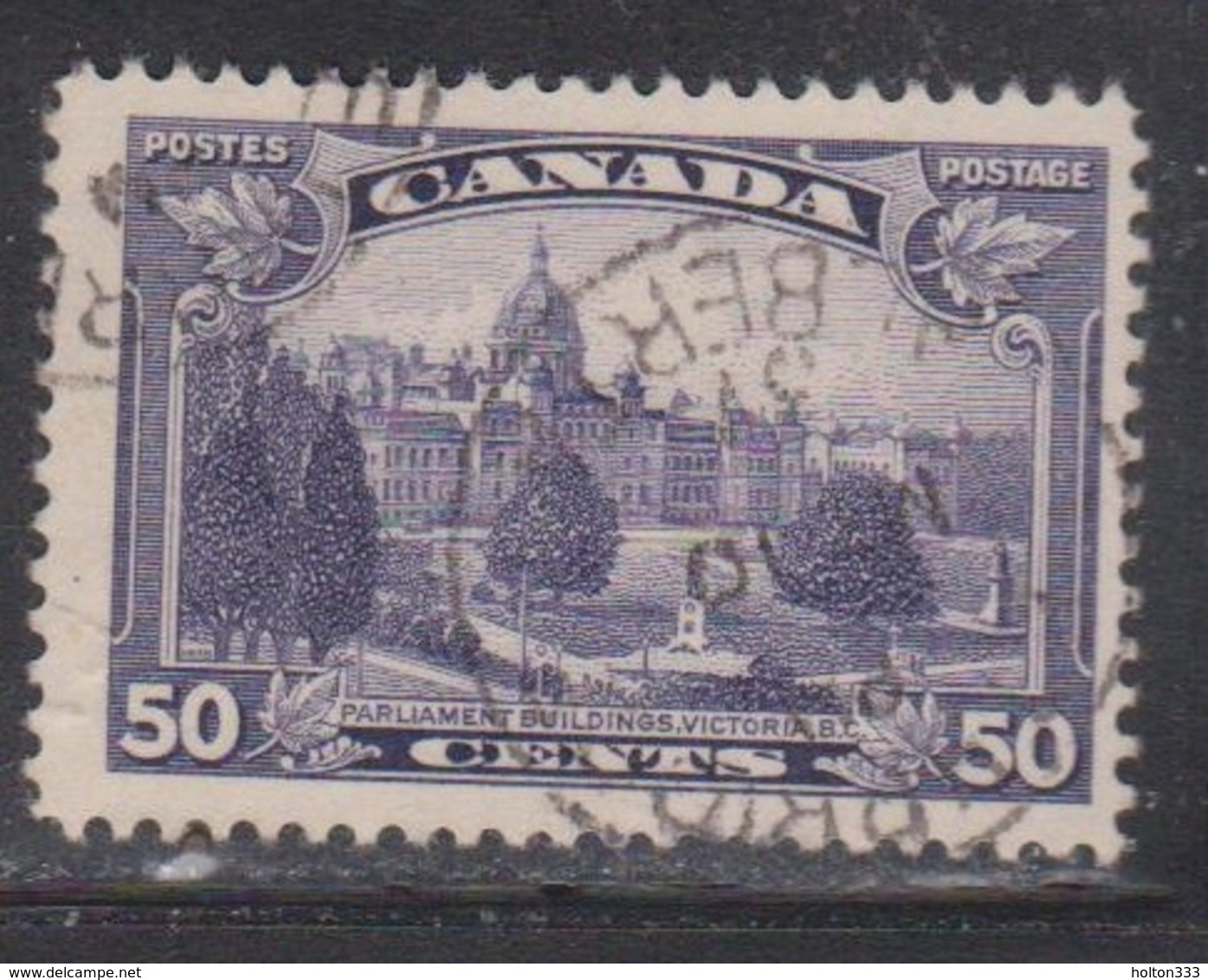 CANADA Scott # 226 Used - BC Parliament Buildings, Victoria - Oblitérés