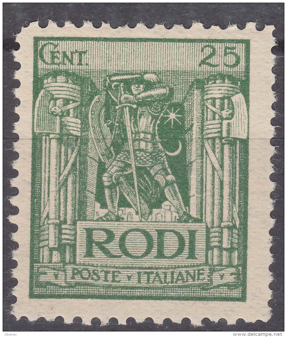 Italy Colonies Aegean Issues, Egeo, 1929 Sassone#6 Mi#20 Mint Hinged - Egeo