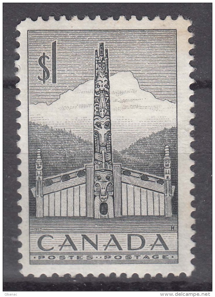 Canada 1952 1$ Stamp Mi#276 Mint Never Hinged - Ongebruikt