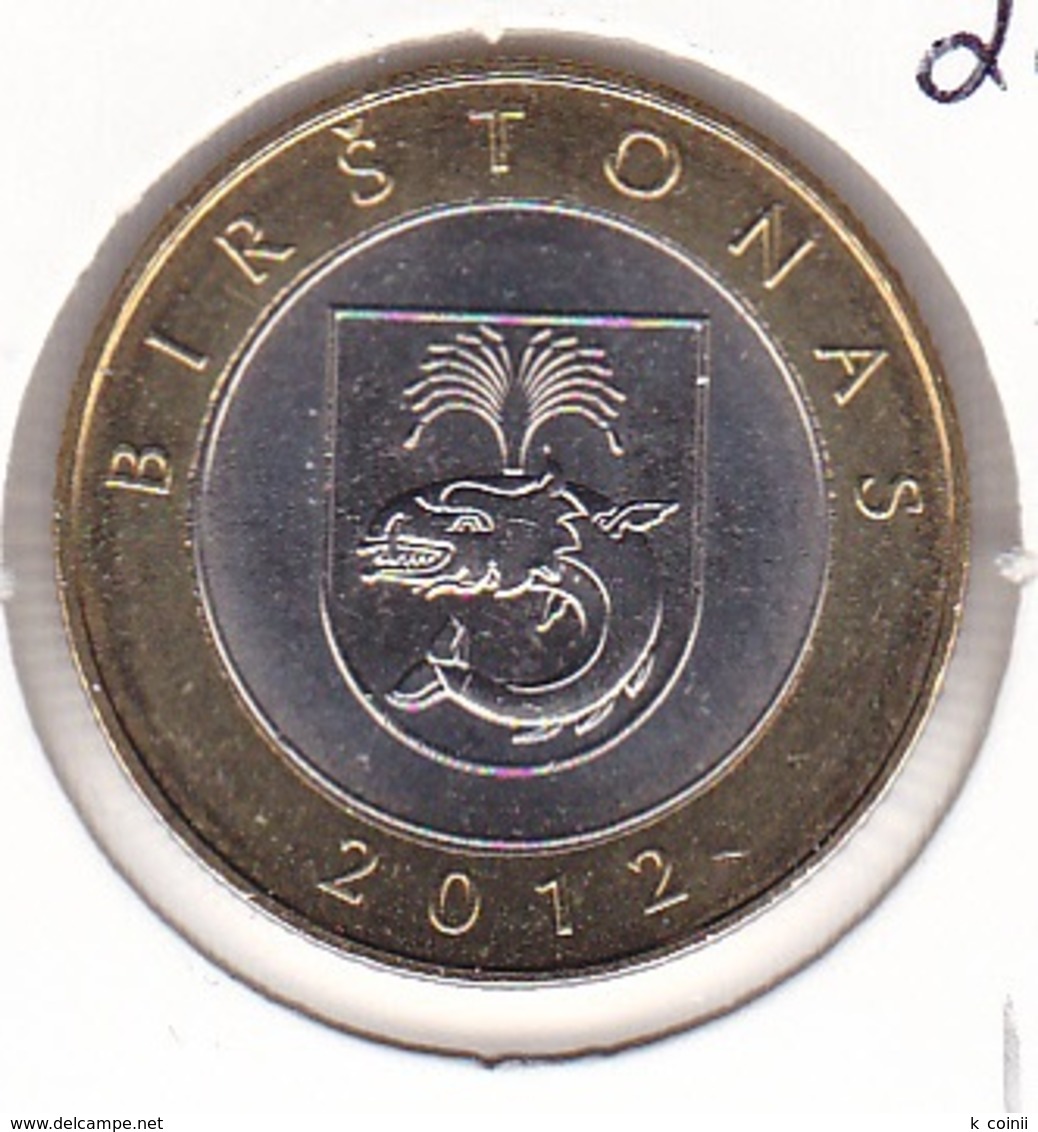 Lithuania - 2 Litai 2012 - Set Of 4 Coins - Bimetallic - UNC - Lituanie
