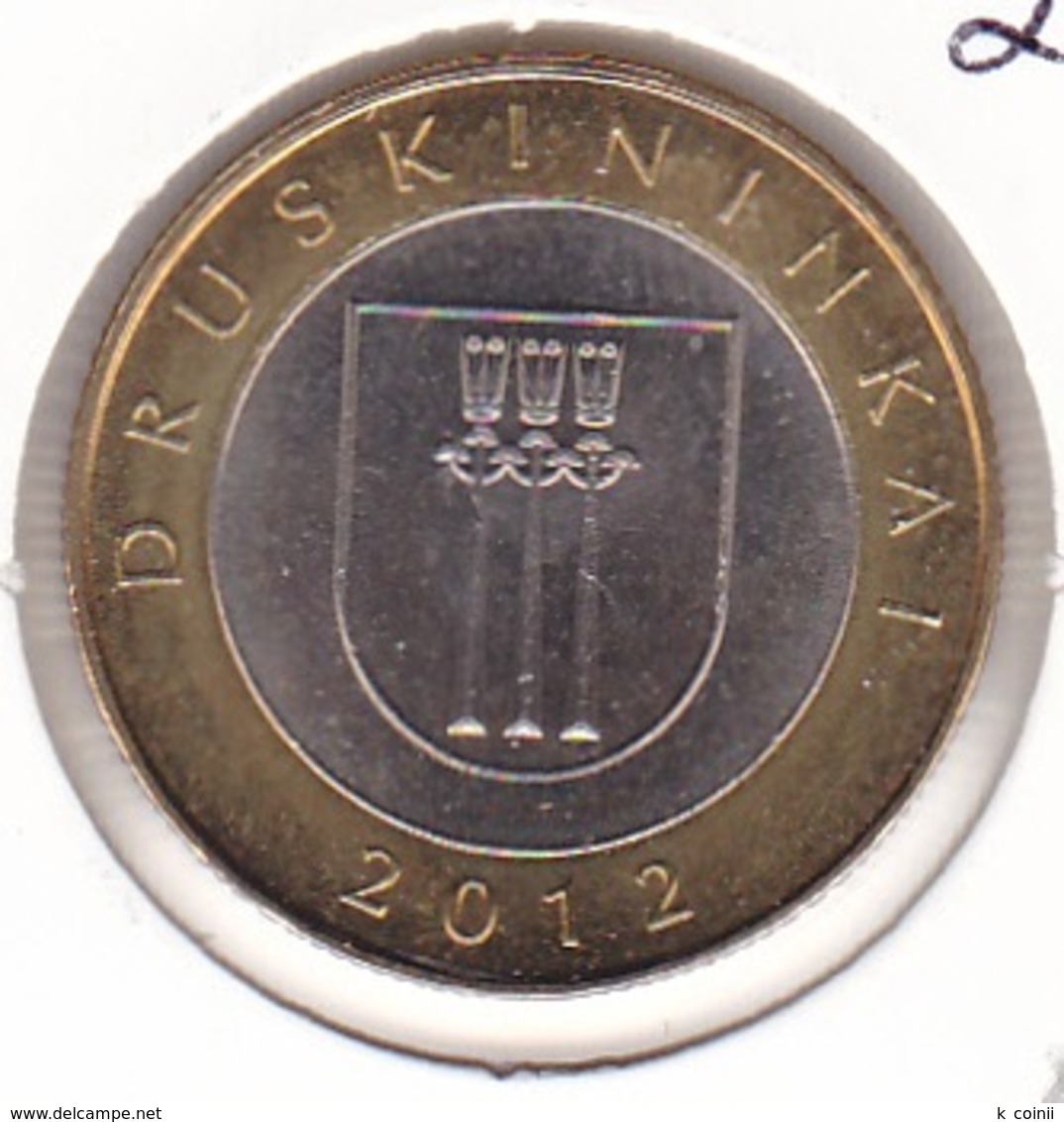 Lithuania - 2 Litai 2012 - Set Of 4 Coins - Bimetallic - UNC - Litauen