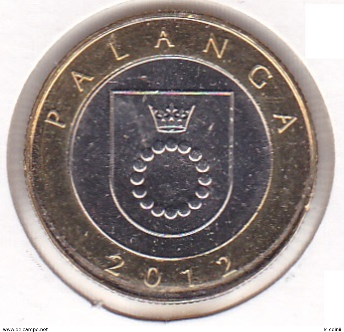 Lithuania - 2 Litai 2012 - Set Of 4 Coins - Bimetallic - UNC - Lituanie