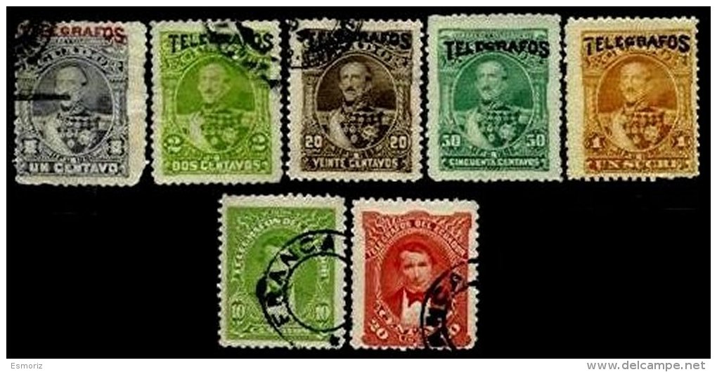 ECUADOR, Telegraphs, */o M/U, F/VF - Equateur