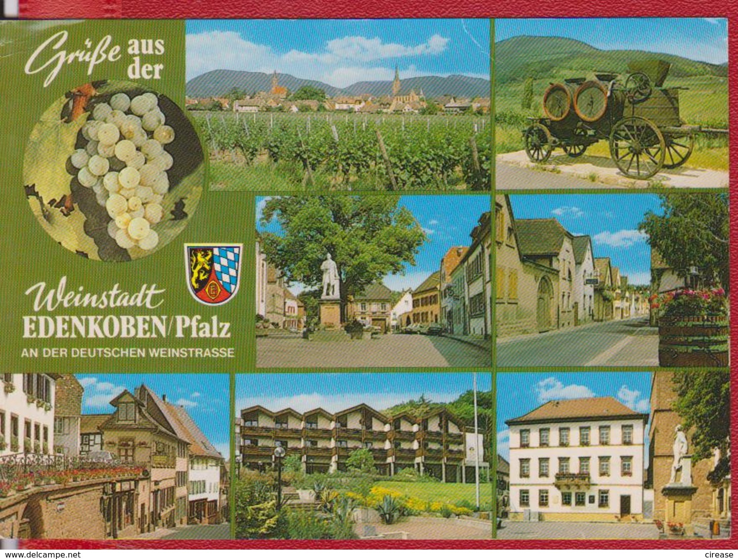 EDENKOBEN GERMANY POSTCARD USED - Edenkoben