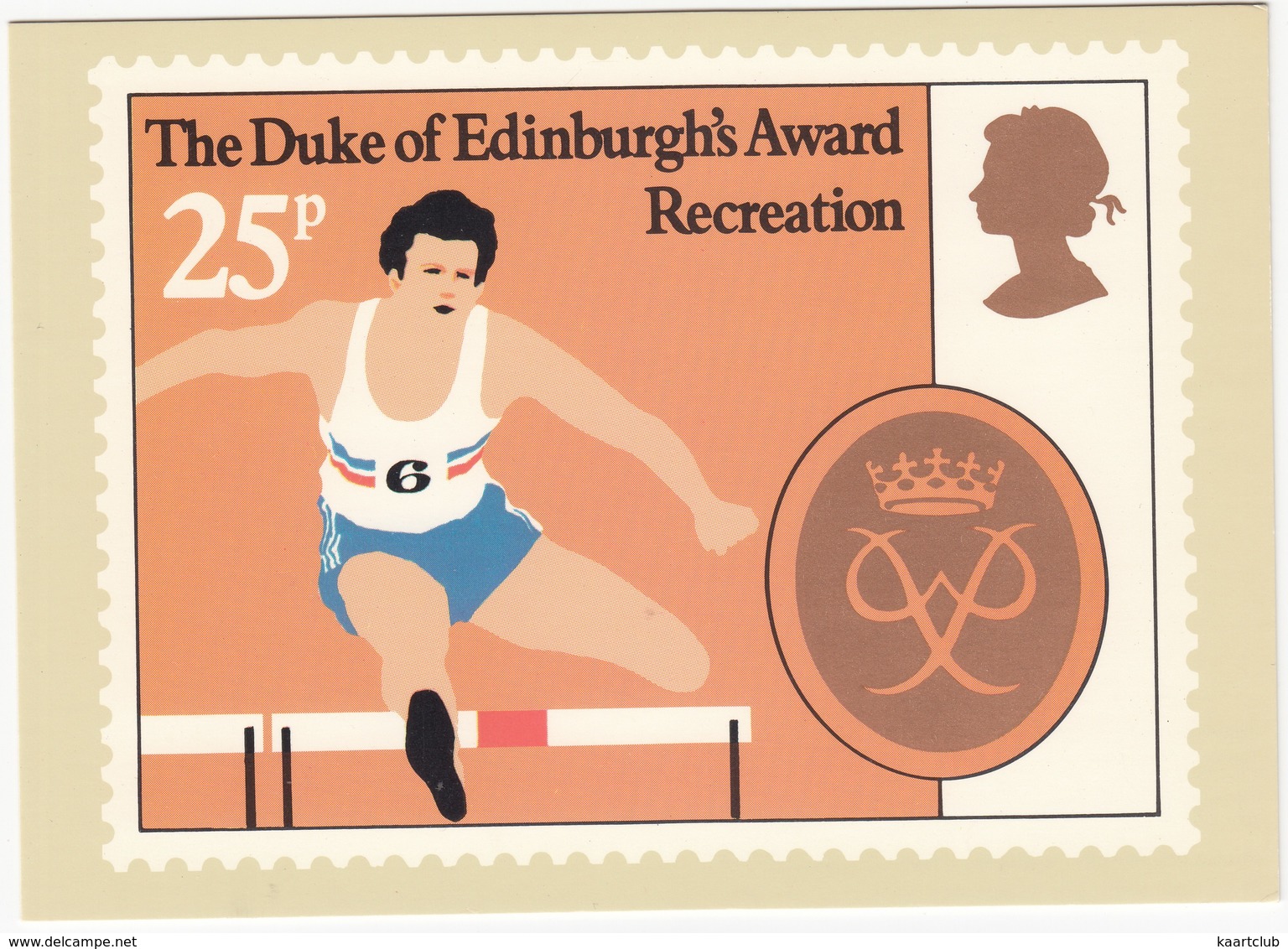 Recreation ( Hurdling)  - (25p Stamp) - The Duke Of Edinburgh's Award  - 1981 - (U.K.) - Postzegels (afbeeldingen)