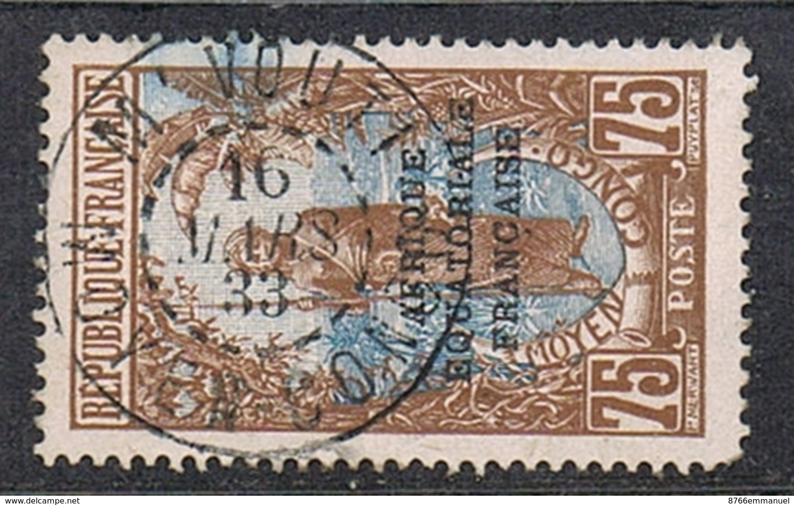 CONGO N°85  Belle Oblitération De M'VOUTI - Used Stamps