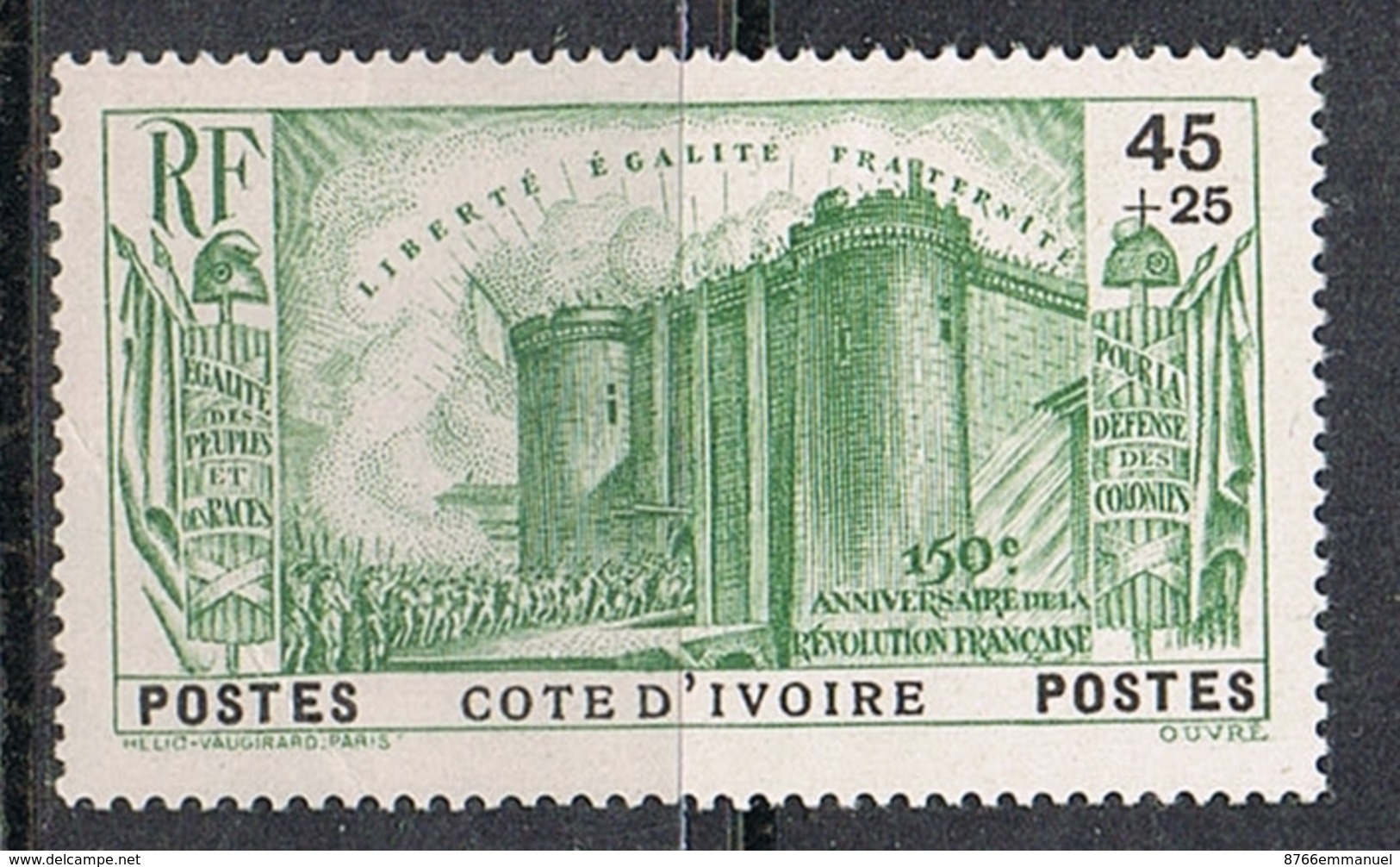 COTE-D'IVOIRE N°146 N*  REVOLUTION - Unused Stamps