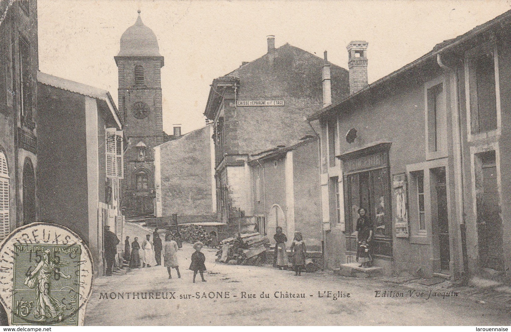 88 - MONTHUREUX SUR SAONE - Rue Du Château - L' Eglise - Monthureux Sur Saone