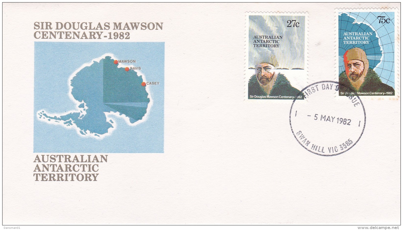 Australian Antarctic Territory 1982 FDC - Lettres & Documents