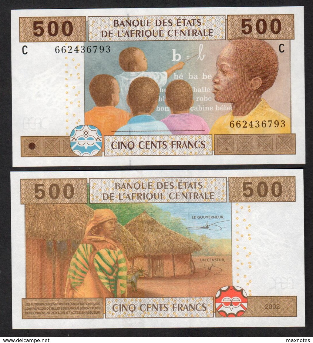 CHAD (Central African States ) : 500 Francs - 606Cb - UNC - Gabun