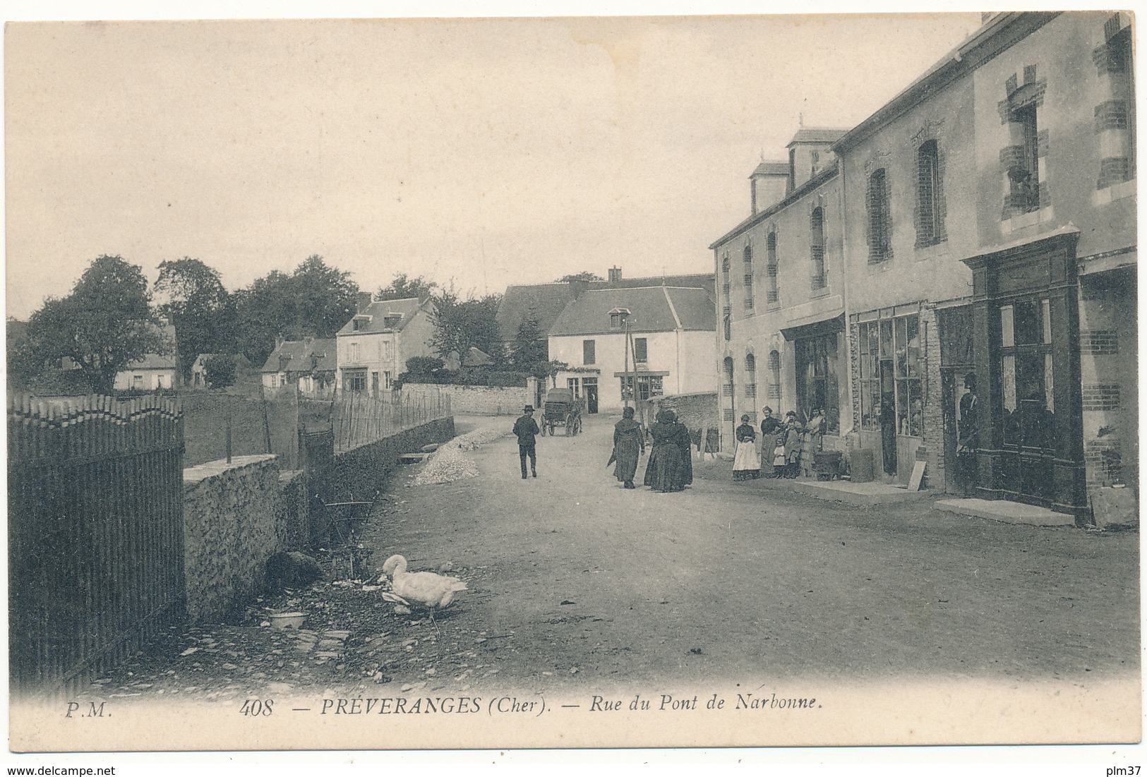 PREVERANGES - Rue Du Pont De Narbonne - Préveranges