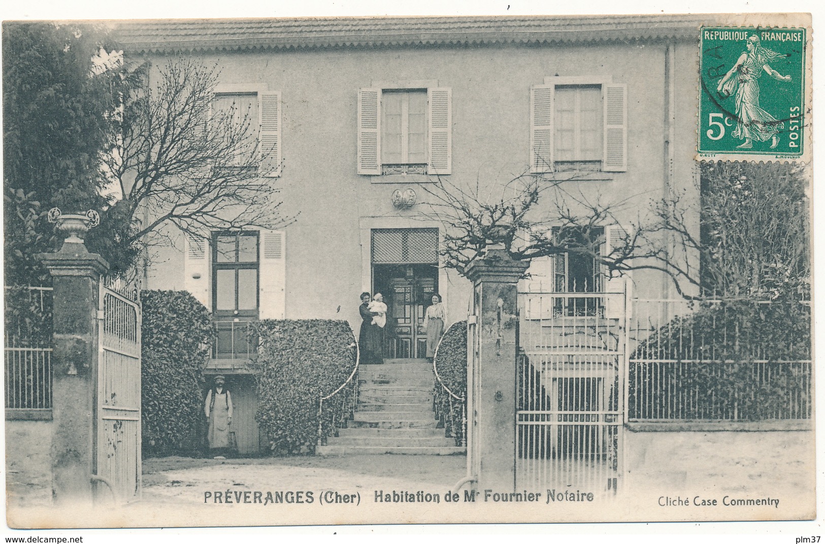 PREVERANGES - Habitation De Mr Fournier, Notaire - Préveranges